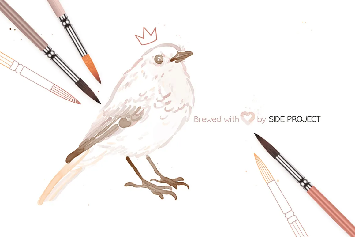 Hand Drawn Coffee Brushes