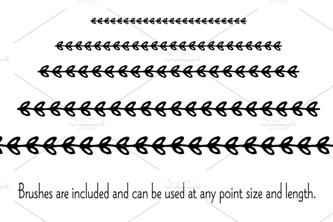 Hand Drawn Embroidery Borders