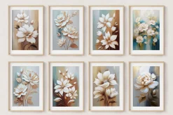 Hand drawn flowers