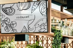 Hand drawn food for restaurants