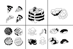 210+ Hand-Drawn Food Illustrations