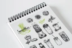 Hand drawn smoothie illustrations