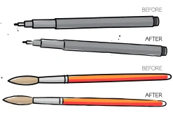 Hand Drawn Styles & Brushes BUNDLE!