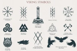 Hand drawn Viking Runes & Symbols V2