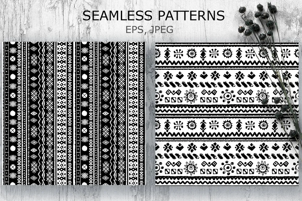 Handmade Tribal Patterns