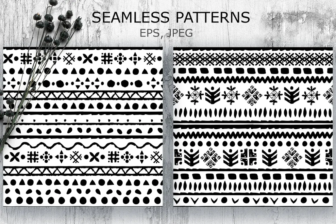 Handmade Tribal Patterns