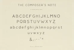 Handmade Vintage Sand & Script Trio