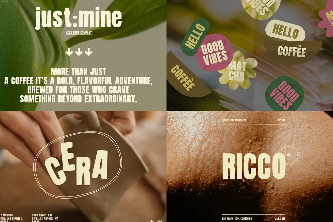 Handric - Bold & Rough Sans Serif