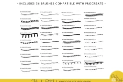 Hand-Stitched Procreate Brushes