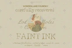 Handwritten Ink Pencil Texture Fonts