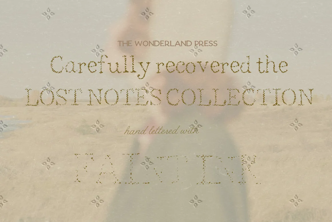 Handwritten Ink Pencil Texture Fonts