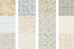 Handwritten Script Seamless Patterns