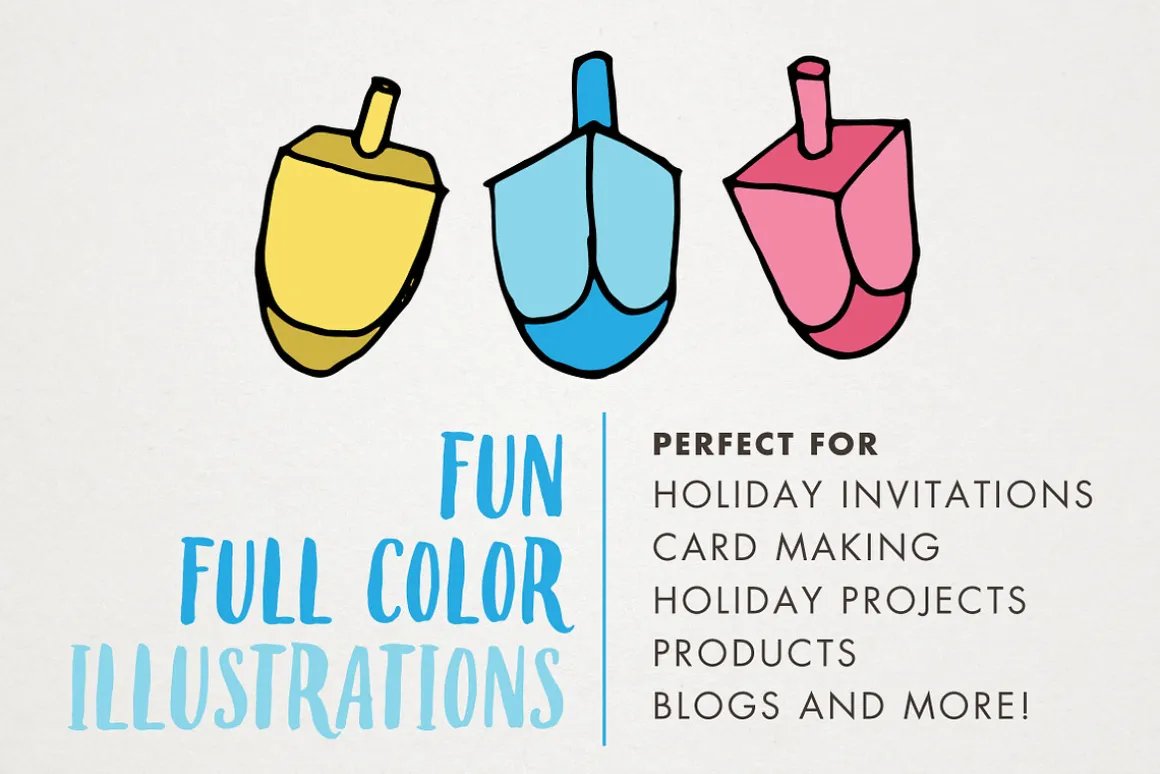 Hanukkah Clipart Illustrations