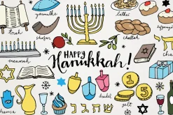 Hanukkah Clipart Illustrations