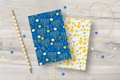 12 Hanukkah Seamless Patterns
