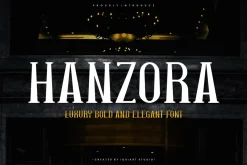 Hanzora - Luxury Bold Font