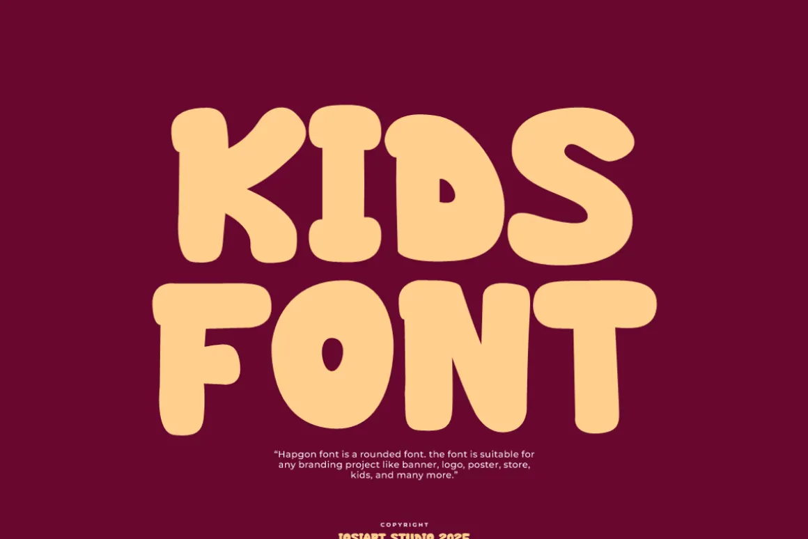Hapgon - Round Font