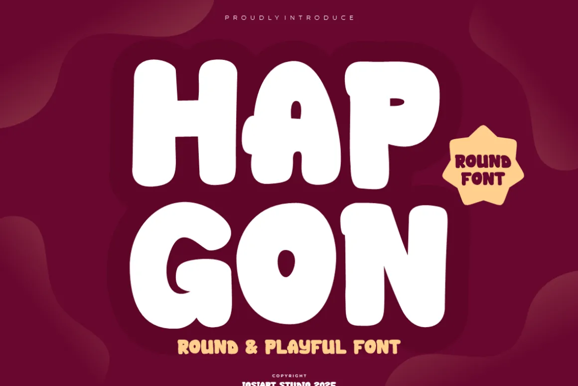 Hapgon - Round Font