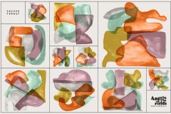HAPPY CLUSTERS Gouache Shapes