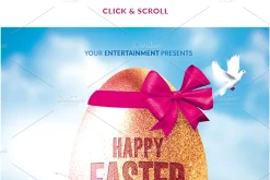 Happy Easter - Psd Flyer Template