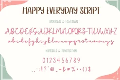 Happy Everyday - Cute Font Duo