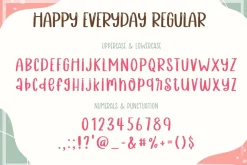 Happy Everyday - Cute Font Duo