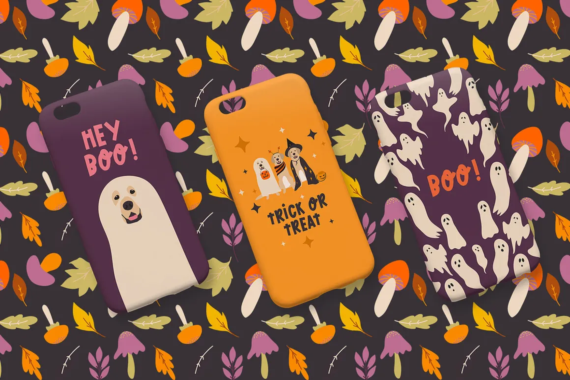 Happy Halloween art set