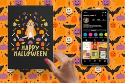 Happy Halloween art set