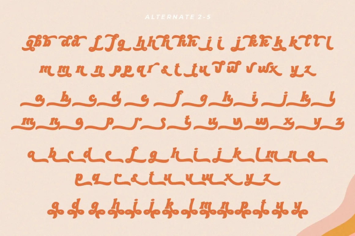 Happy Monday - Retro Groovy Fonts