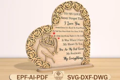 Happy Valentine’s Day Standing Decor