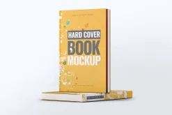 Hard Cover Book Mock-Up