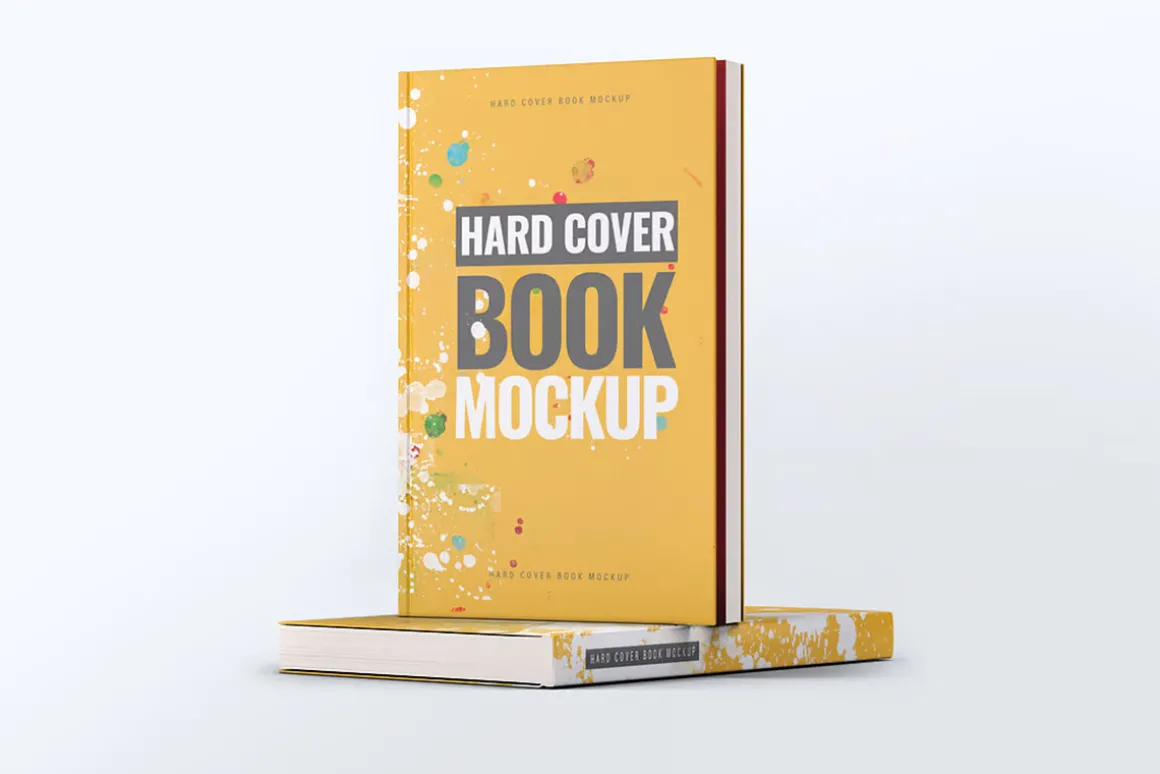 Hard Cover Book Mock-Up