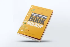 Hard Cover Book Mock-Up