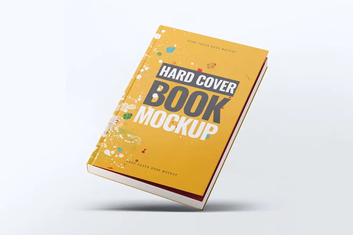 Hard Cover Book Mock-Up