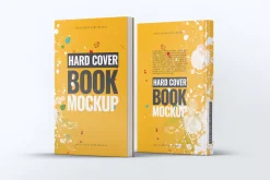 Hard Cover Book Mock-Up