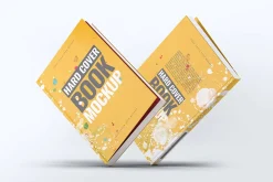 Hard Cover Book Mock-Up