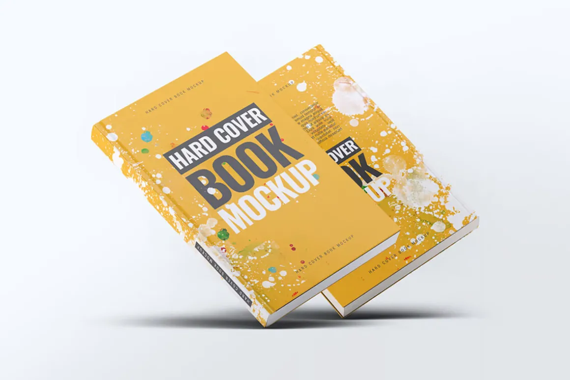 Hard Cover Book Mock-Up