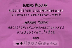Haring Font Family