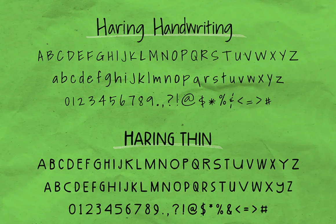 Haring Font Family