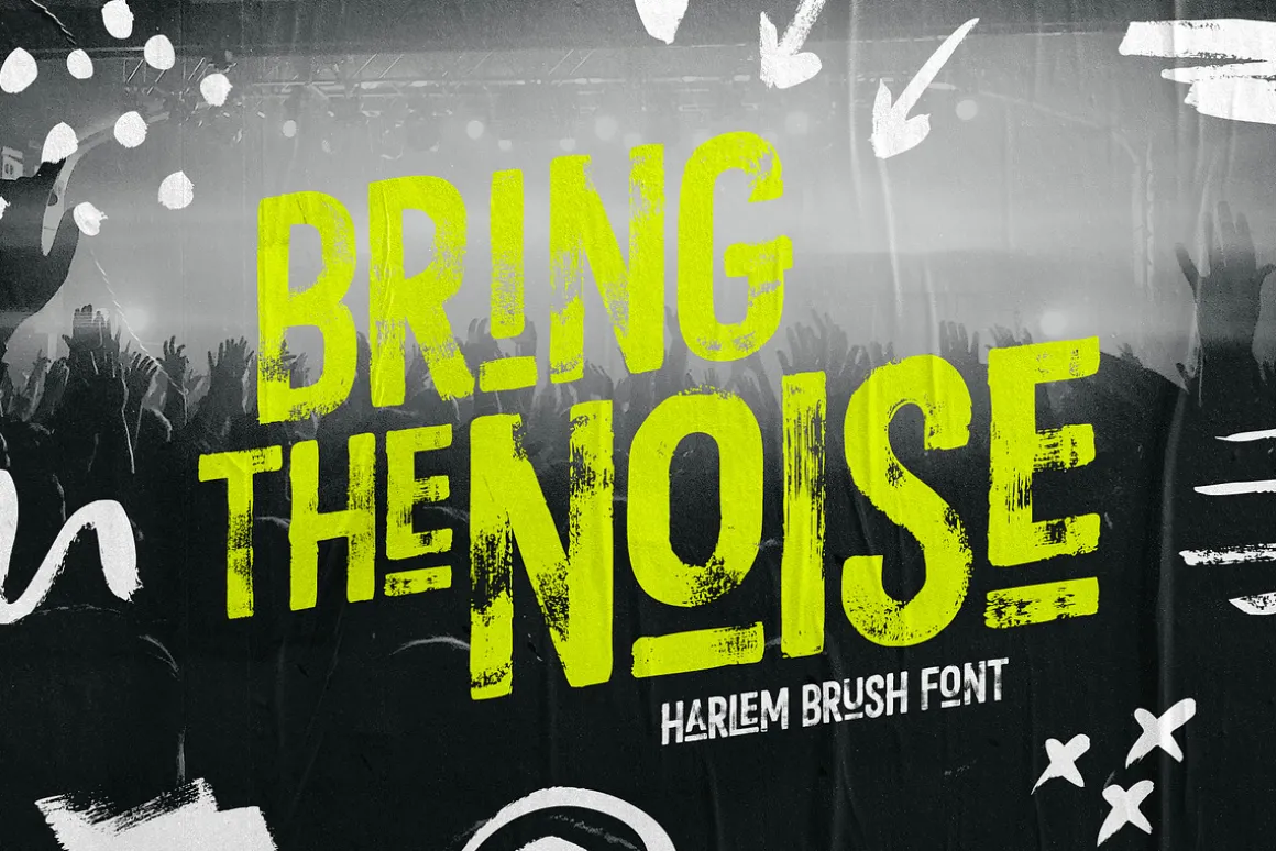 Harlem Brush Font