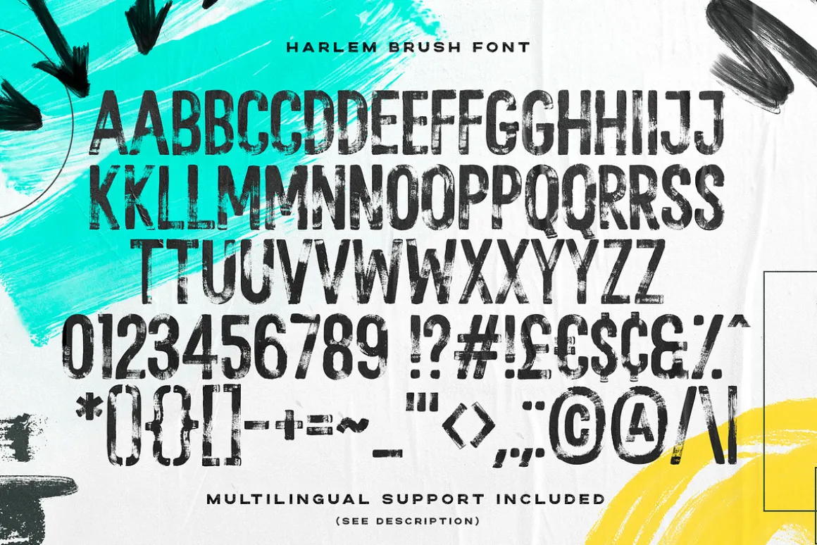 Harlem Brush Font