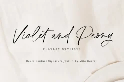HauteCouture Handwritten Script Font