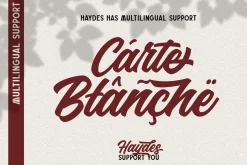 Haydes Script Font