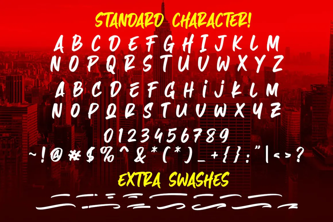 Hazard! STYLISH MARKER FONT