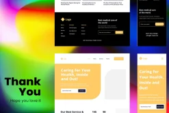 Healthcare Wireframe Website Vol. 06