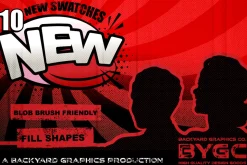 Heartfelt Halftone Vector Brushes