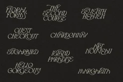 Hearts Entangled Display Typeface