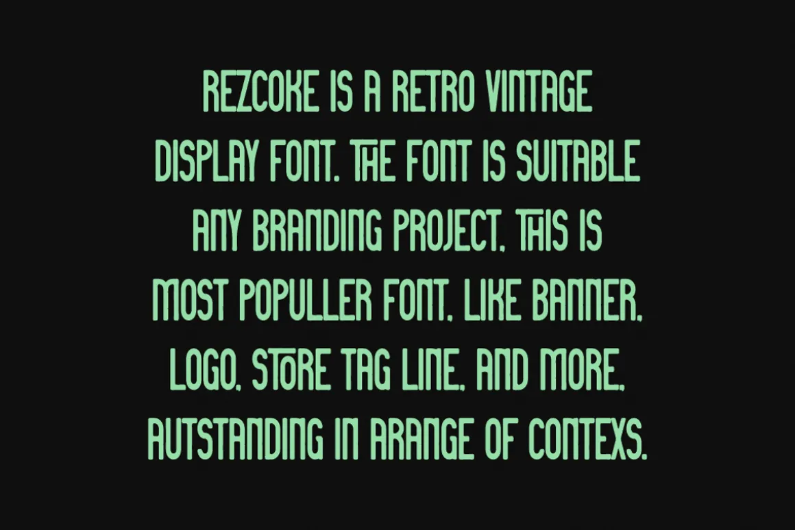 Hekotha - Tall & Condensed Font