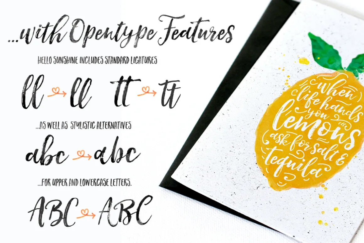 Hello Sunshine Font Duo