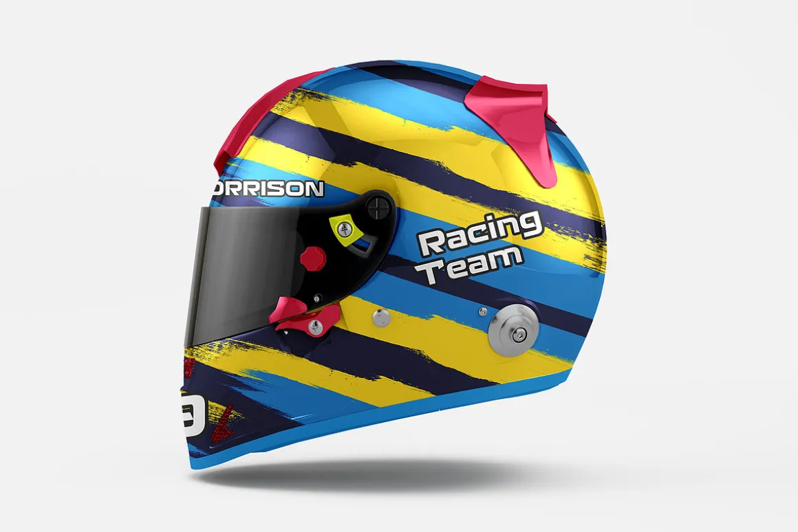 Helmet Mockup - 4 views